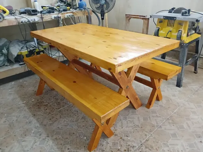 Mesa rústica madeira 