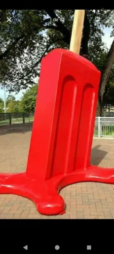 Escultura de picolé gigante