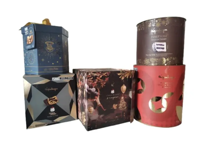 Lote de 5 Latas Panetone Copenhagen Vazias - Colecionismo