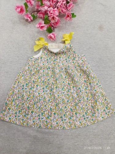 Vestido Floral Infantil com Laços - Zara Baby