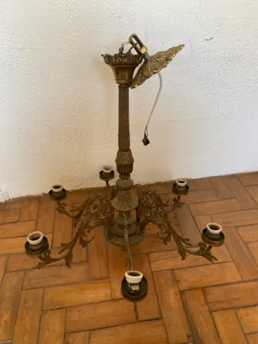 Lustre Antigo de Bronze