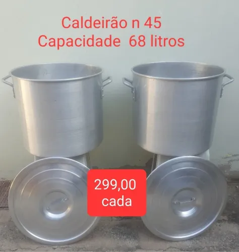 Caçarolas, Panelas Industriais linha Hotel, Caldeirão para restaurante e buffet festa