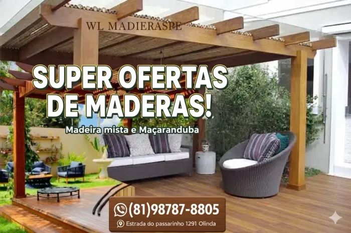 Madeiras mista e Maçaranduba ?