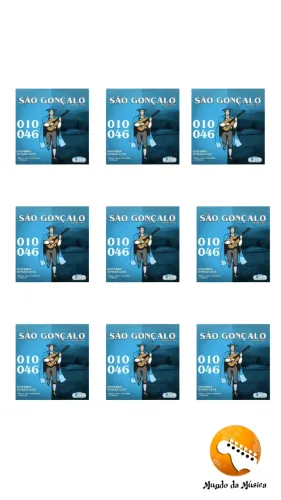 ENCORDOAMENTO SÃO GONÇALO NO ATACADO E VAREJO TENSÃO 0.10 - MUNDO DA MUSICA