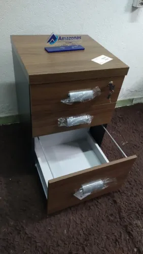 Gaveteiro de Escritório com 3 Gavetas