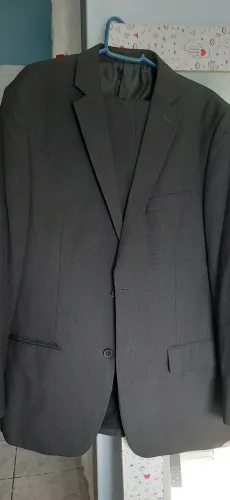 Terno Masculino Clássico Cinza Chumbo