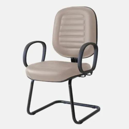 CADEIRA DIRETOR PÉ EM S COM COSTURA 