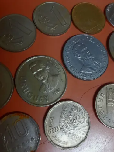 Moedas antigas estrangeiras