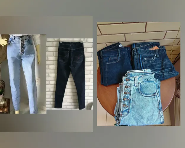 3 Calças Jeans 34 por R$80 - Doc Dog + CGC + Blue Steel Originais 
