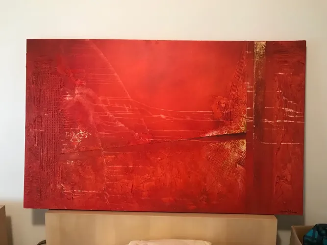 Tela em óleo Abstrata 130x80cm