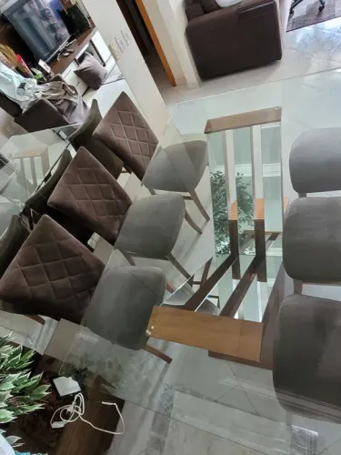 Mesa de Jantar Tampo de Vidro
