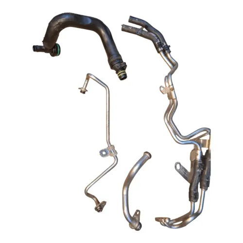 Kit Mangueira Turbina Vw T-cross 1.0 Tsi 2018 A 2021  Preto