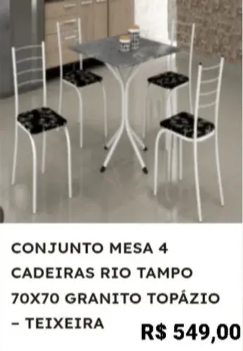 Festival de Mesas e Cadeiras: Vem tranquilo que tá barato!!!