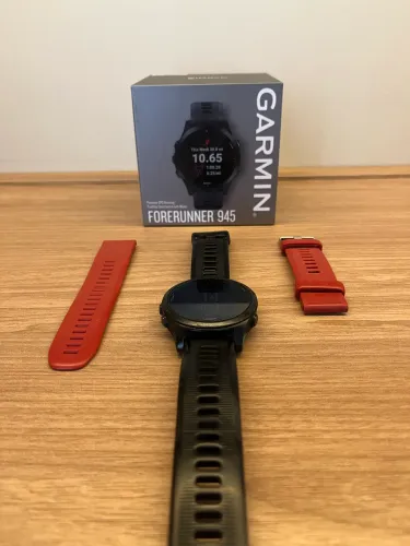 Graming Forerunner 945 - Preto + 1 Pulseira