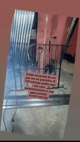 Grade de janela nova 1x1 