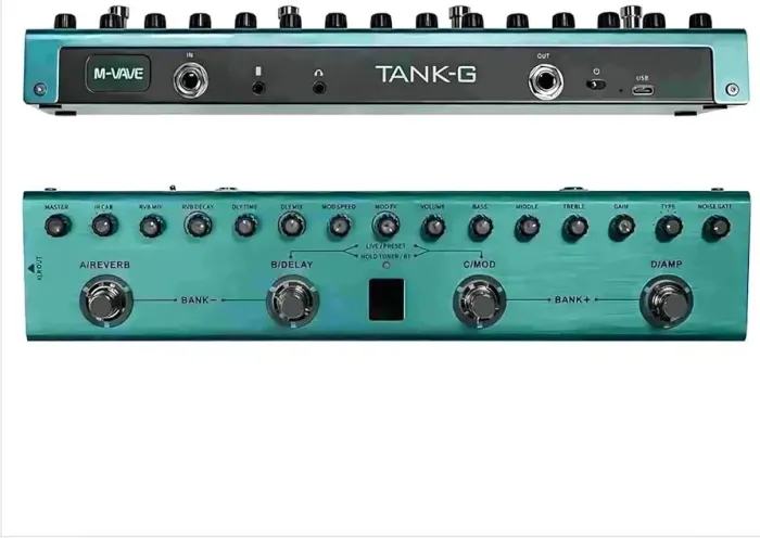 Pedal M-VAVE TANK-G Multi-efeitos para Guitarra novo