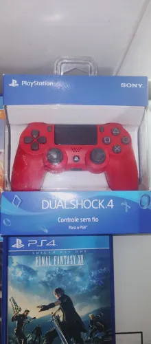 Controle Ps4 Red Novo e Jogos