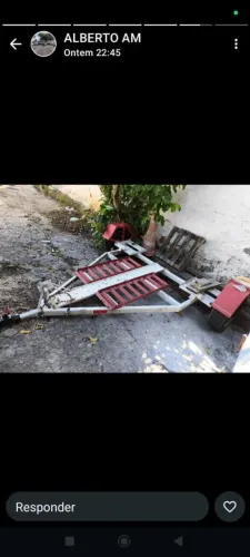Carretinha de veículos e motos