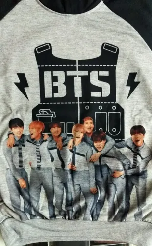 Moletons apeluciados Grupo BTS
