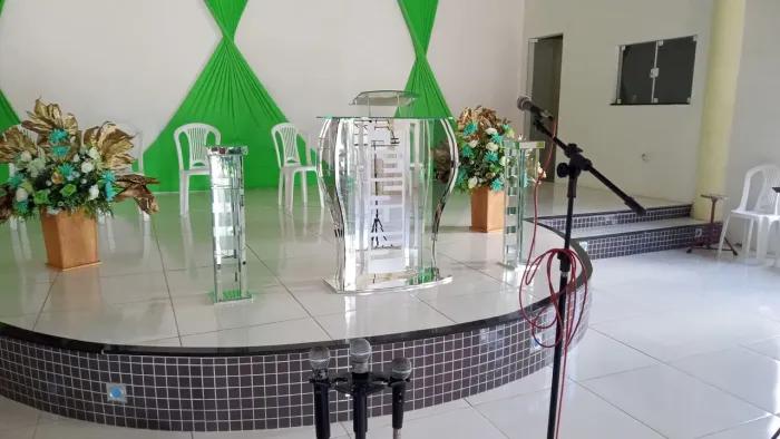 Púlpito de vidro para igreja - Novo! 600