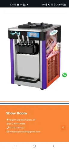 Máquina de sorvete expresso