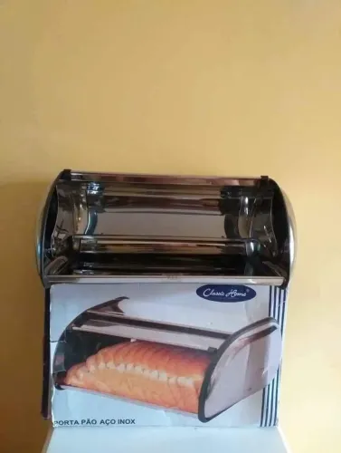 Porta Pão Inox 