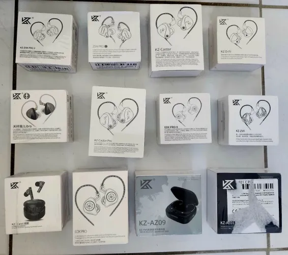 Fone KZ para Retorno de Palco. Original, novos.