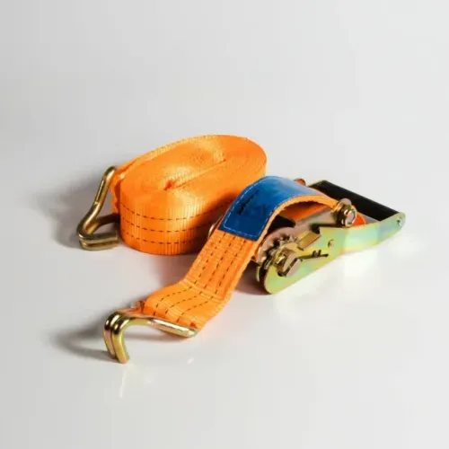 Cinta com Catraca para Amarração de Cargas 9 Metros x 50mm 3 Toneladas Mave Laranja