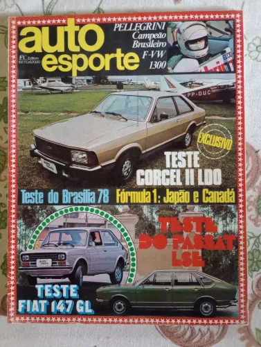 Revista Auto Esporte - Edição de 1977