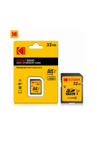 CARTÃO DE MEMORIA 32 GB SD 100MBPS A1 4K ULTA HD V30 U3 SDXC CLASSE 10 KODAK