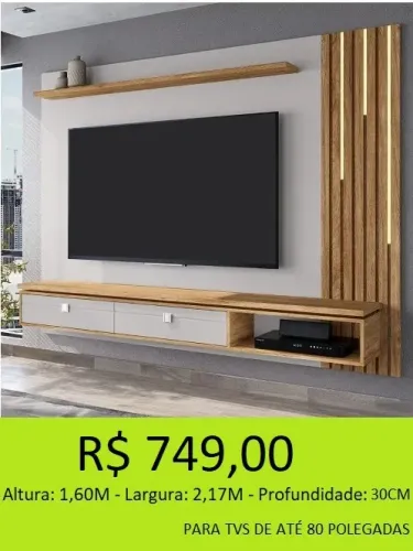 Painel com led incluso super design