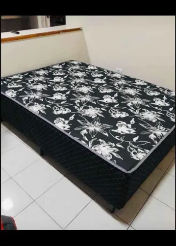 CAMA CASAL BOX CONJUGADA 20CM COM MOLAS ENSACADAS OU SEM FRETE GRÁTIS 