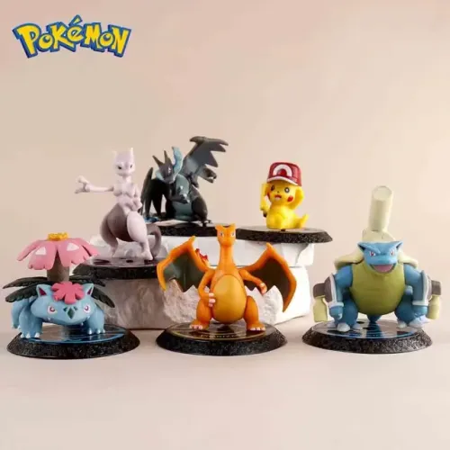 Kit 6 Bonecos Pokémon Action Figure