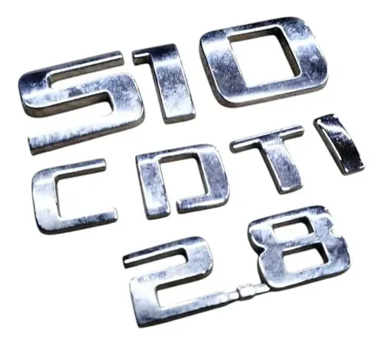 Emblema S10 Cdti 2.8 2013 2014 2015 Original Prateado
