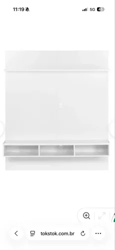 Rack painel suspenso TokStock branco novo