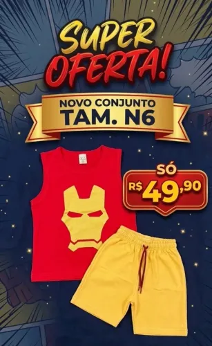 Roupa infantil menino