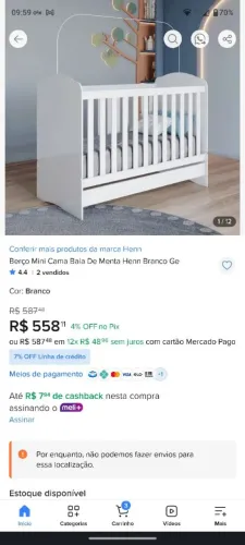 Berço americano 3 em 1