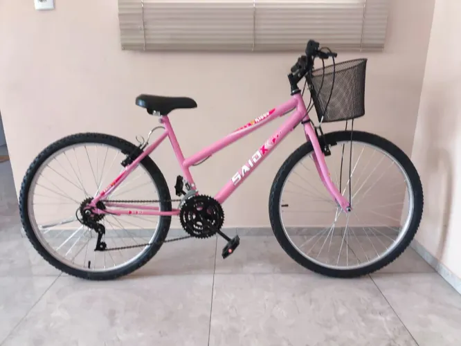 Bicicleta Feminina Aro 26 18 Marchas na caixa entrego hoje