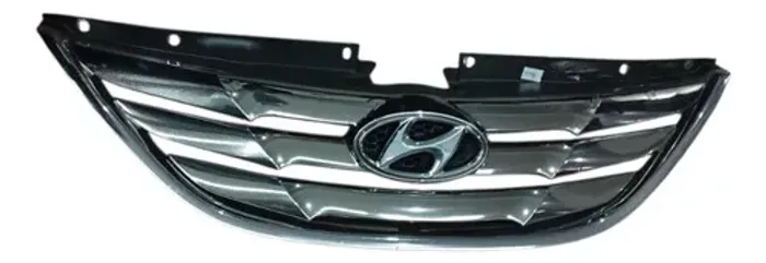 Grade Dianteira Cromada Sonata Gls 2.4 2011 2012 Detalhe Cromado Ok