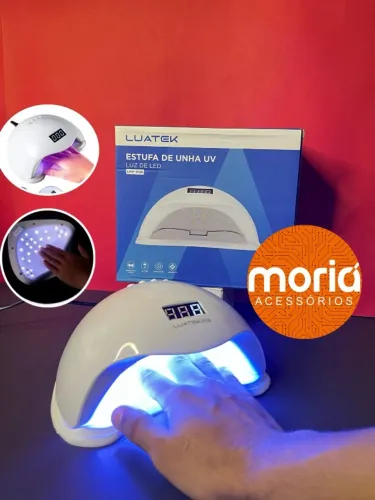 Cabine Sun LED/UV 48w Bivolt Secagem Unha Gel Alongamento Fibra de Vidro