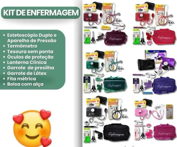 Kit de Enfermagem já com bolsa inclusa