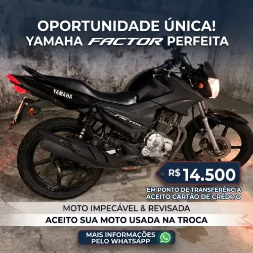 Yamaha Factor 2022 impecável - É pegar e rodar!