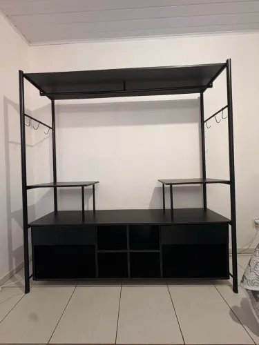 Guarda-roupa closet industrial de casal