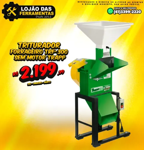 Triturador Forrageiro Trf-300 Sem motor Trapp