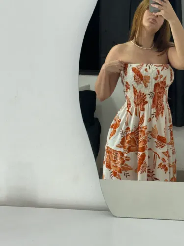 VESTIDO LONGO LASTEX NOVO