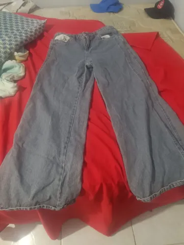 Calça f larga