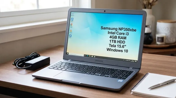 Notebook Samsung NP350X - 4GB Ram - Processador i3