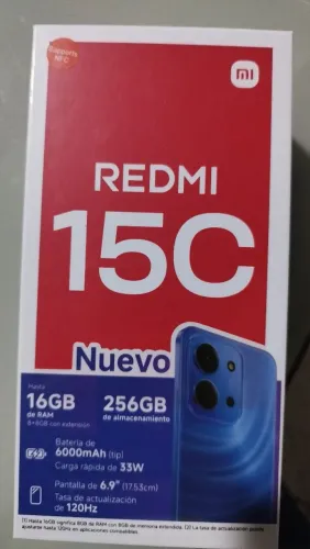 Celular REDMI 15C 16 RAN E 256 GB ...