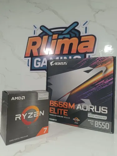 KIT B550M AORUS ELITE + R7 5700G