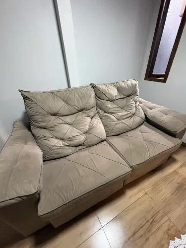 Sofá Retrátil e Reclinável 2 Lugares